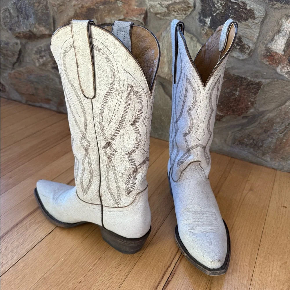 IDYLLWIND WOMEN'S COLT WESTERN BOOTS - SNIP TOE White Western Cowboy Boots - Picture 2 of 7